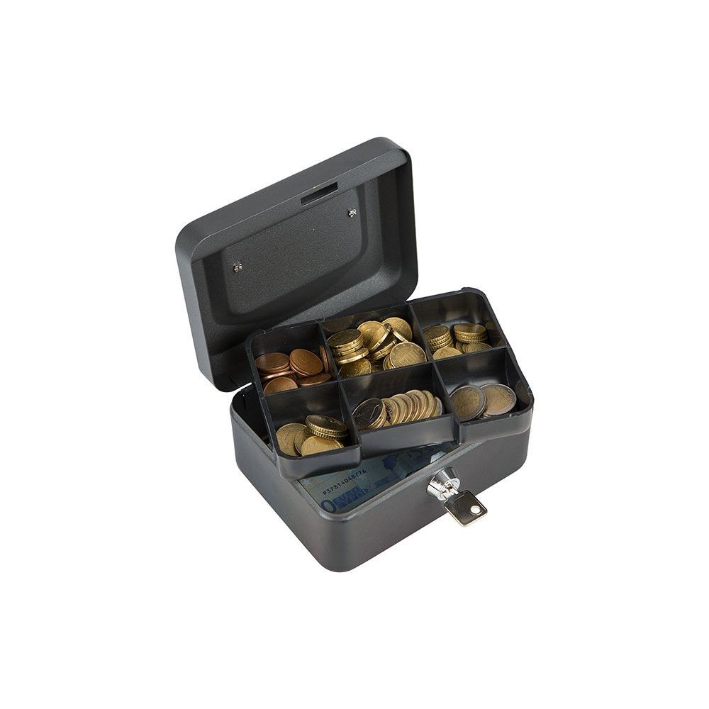 Practo Home geldkistje S - antraciet